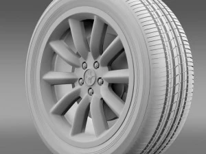 roda ford mustang chefe 302 2012 Modelo 3D