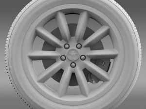 ford mustang boss 302 2012 wheel Modello 3D