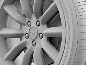 ford mustang boss 302 2012 wheel Modello 3D