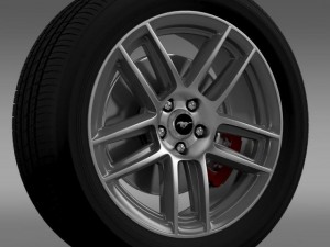 ford mustang boss 302 2013 wheel 3D Model