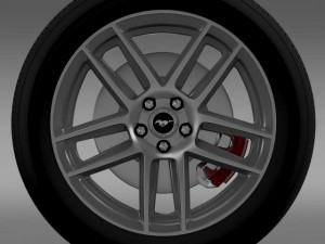 ford mustang boss 302 2013 wheel Modello 3D