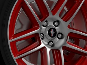 ford mustang boss 302 laguna seca 2012 wheel 3D Model