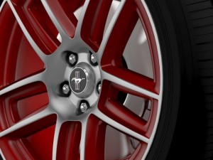 ford mustang boss 302 laguna seca 2012 wheel 3D Model
