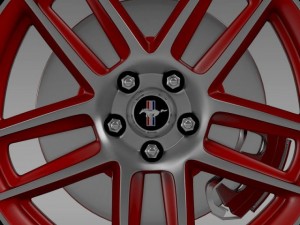ford mustang boss 302 laguna seca 2012 wheel 3D Model