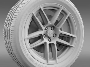 ford mustang boss 302 laguna seca 2012 wheel 3D Model