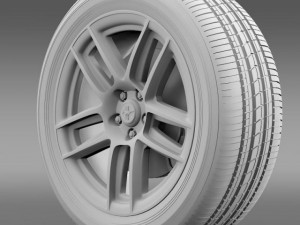 ford mustang boss 302 laguna seca 2012 wheel 3D Model