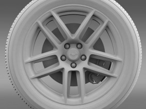 ford mustang boss 302 laguna seca 2012 wheel 3D Model