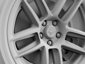ford mustang boss 302 laguna seca 2012 wheel 3D Model
