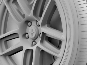 ford mustang boss 302 laguna seca 2012 wheel 3D Model