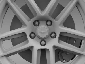 ford mustang boss 302 laguna seca 2012 wheel 3D Model