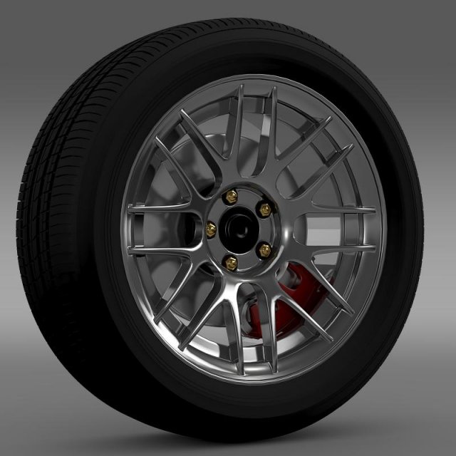 ford mustang boss 302r 2011 wheel 3D 모델 .c4d .max .obj .3ds .fbx .stl .blend 