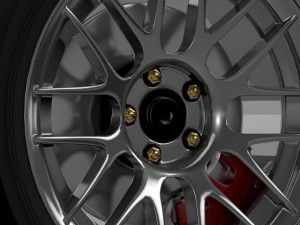 ford mustang boss 302r 2011 wheel 3D 모델