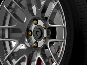 ford mustang boss 302r 2011 wheel 3D 모델