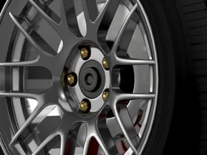ford mustang boss 302r 2011 wheel 3D Model