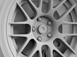 ford mustang boss 302r 2011 wheel 3D 모델