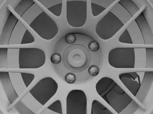 ford mustang boss 302r 2011 wheel 3D Model