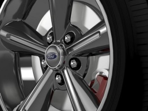 ford mustang convertible 2010 wheel Modèle 3D