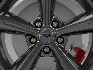 ford mustang convertible 2010 wheel Modèle 3D