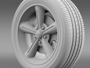 ford mustang convertible 2010 wheel Modèle 3D
