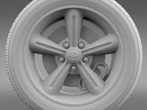 ford mustang convertible 2010 wheel Modèle 3D