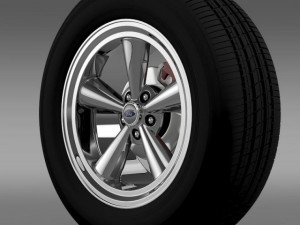 ford mustang gt 2006 wheel 3D Model