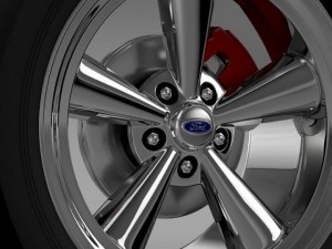 ford mustang gt 2006 wheel 3D Model