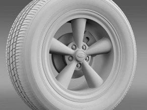 ford mustang gt 2006 wheel 3D Model