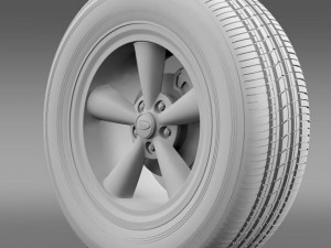 ford mustang gt 2006 wheel 3D Model