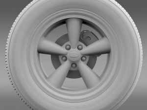 ford mustang gt 2006 wheel 3D Model