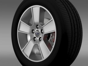 ford mustang gt convertible 2005 wheel 3D Model