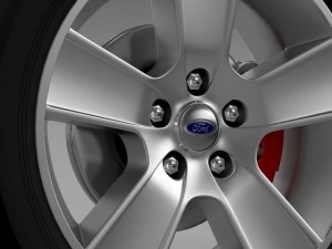 ford mustang gt convertible 2005 wheel 3D Model