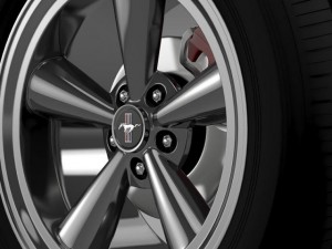 ford mustang gt cs 2007 wheel Model 3D