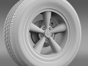 ford mustang gt cs 2007 wheel Model 3D