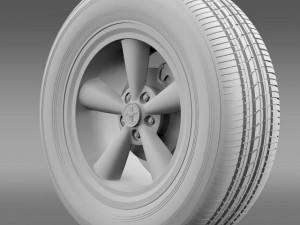 ford mustang gt cs 2007 wheel Model 3D
