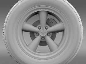 ford mustang gt cs 2007 wheel Model 3D