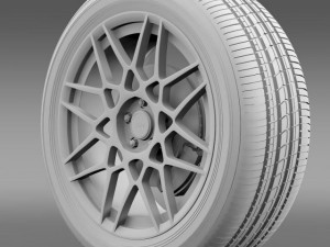ford mustang shelby gt500 2013 wheel 3Dモデル