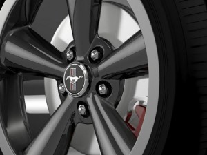 fordmustang bullit 2008 wheel Modèle 3D
