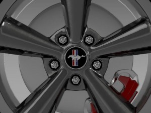 fordmustang bullit 2008 wheel Modèle 3D