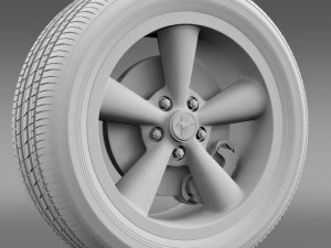 fordmustang bullit 2008 wheel Modèle 3D