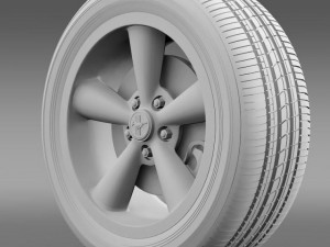fordmustang bullit 2008 wheel Modèle 3D
