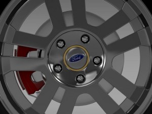 fordmustang gt 2005 wheel 3D Model
