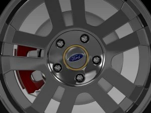 fordmustang gt 2005 wheel 3D Model