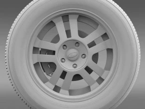 fordmustang gt 2005 wheel 3D Model