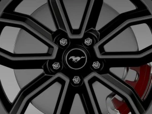 fordmustang gt 2013 wheel 3D Model