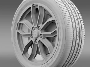 fordmustang gt 2013 wheel 3D Model