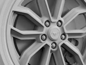 fordmustang gt 2013 wheel 3D Model