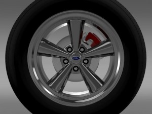 fordmustang gth 2006 wheel Model 3D