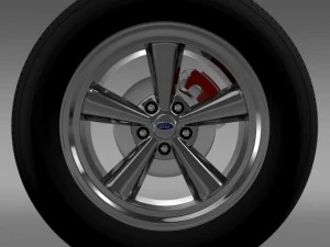 fordmustang gth 2006 wheel 3D Model