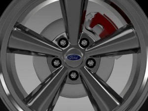fordmustang gth 2006 wheel Model 3D