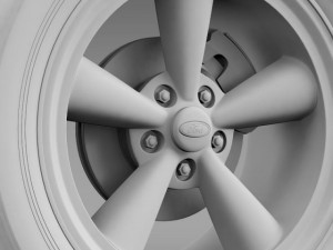 fordmustang gth 2006 wheel Model 3D